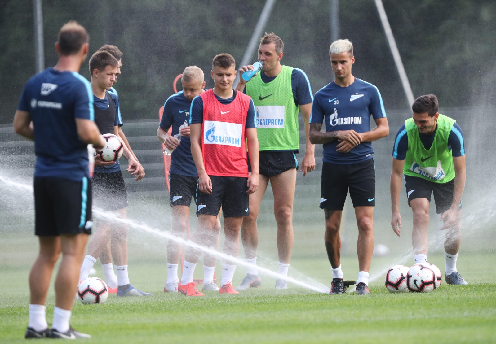«Газпром»-тренировочные сборы в Австрии: 27 июня, вечерняя тренировка