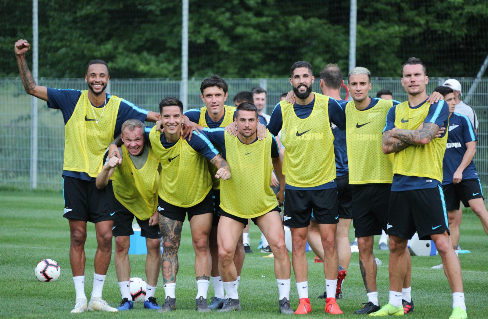 «Газпром»-тренировочные сборы в Австрии: 27 июня, вечерняя тренировка