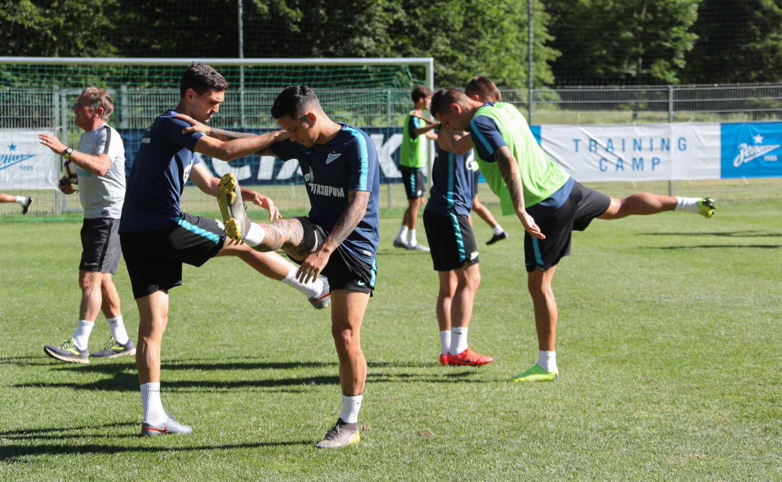 «Газпром»-тренировочные сборы в Австрии: 28 июня, вечерняя тренировка