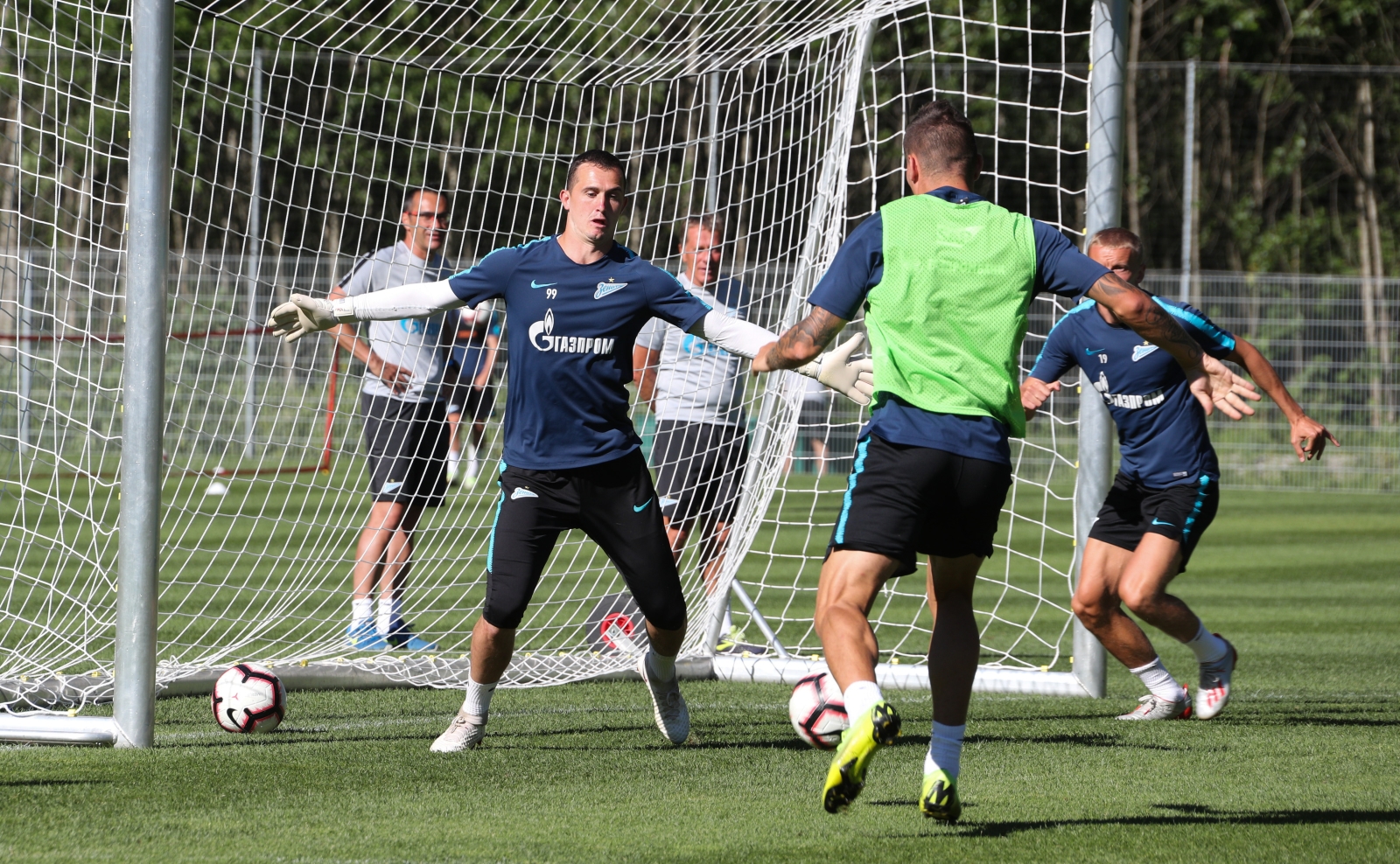 «Газпром»-тренировочные сборы в Австрии: 28 июня, вечерняя тренировка