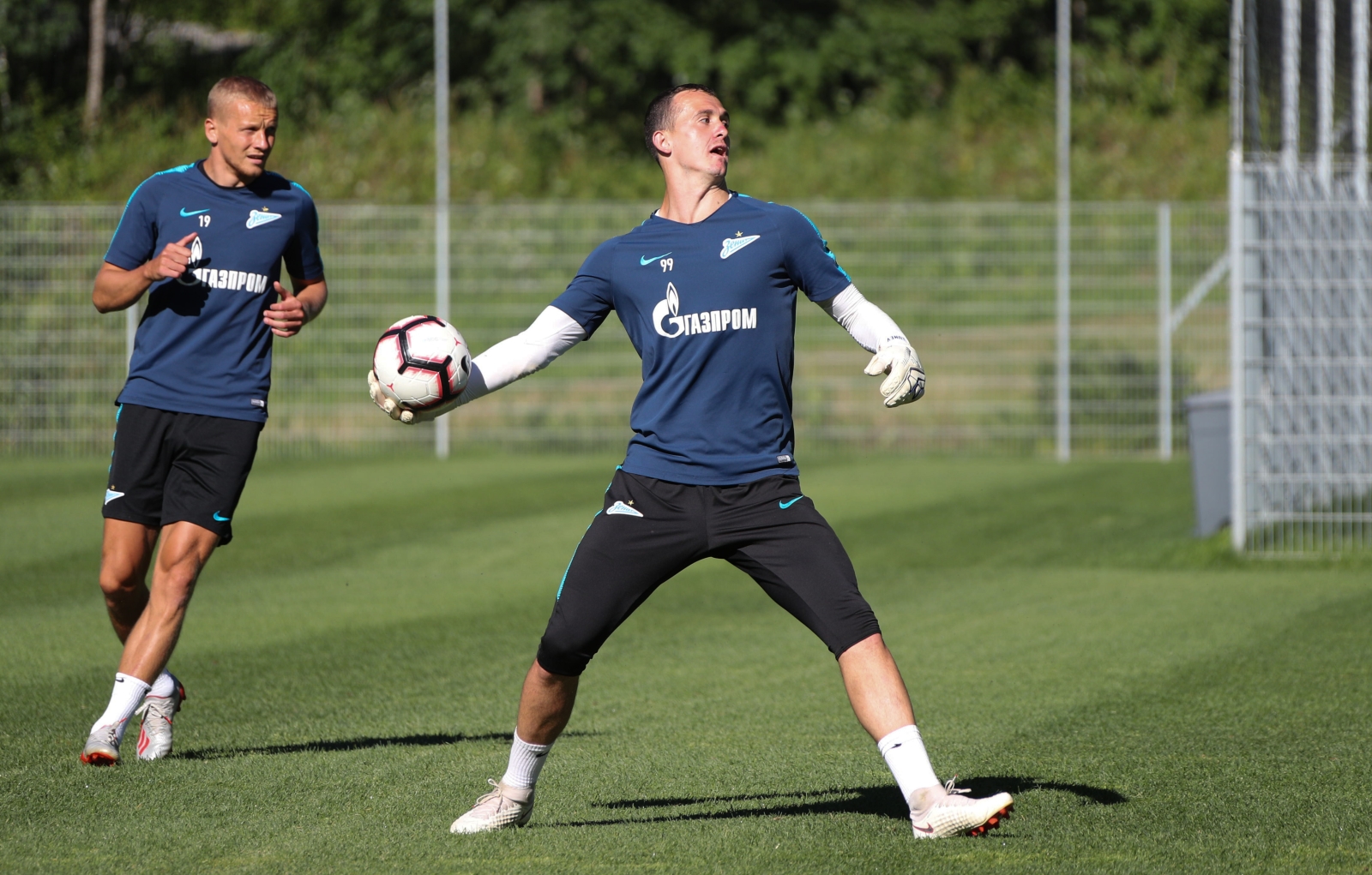 «Газпром»-тренировочные сборы в Австрии: 28 июня, вечерняя тренировка