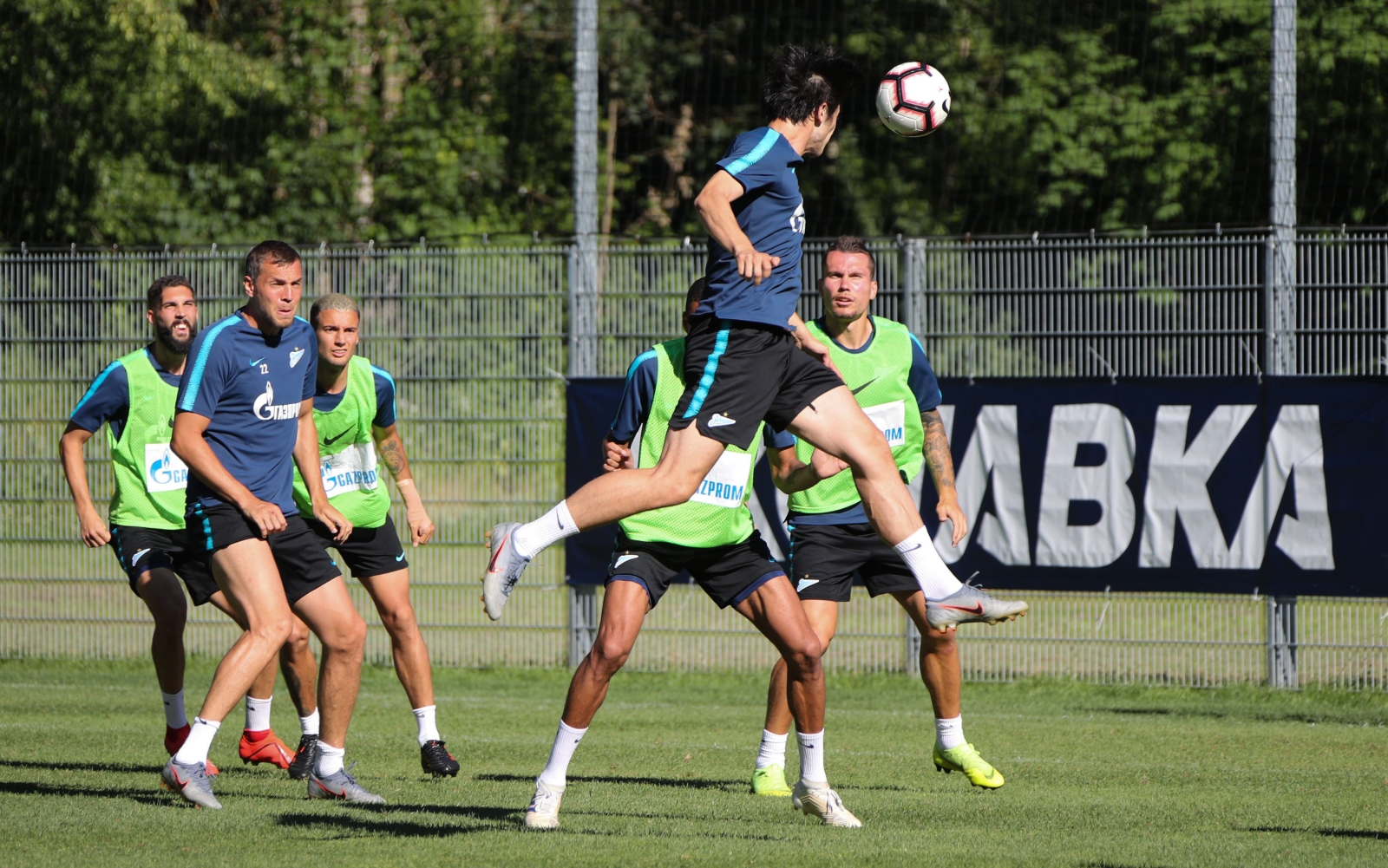 «Газпром»-тренировочные сборы в Австрии: 28 июня, вечерняя тренировка