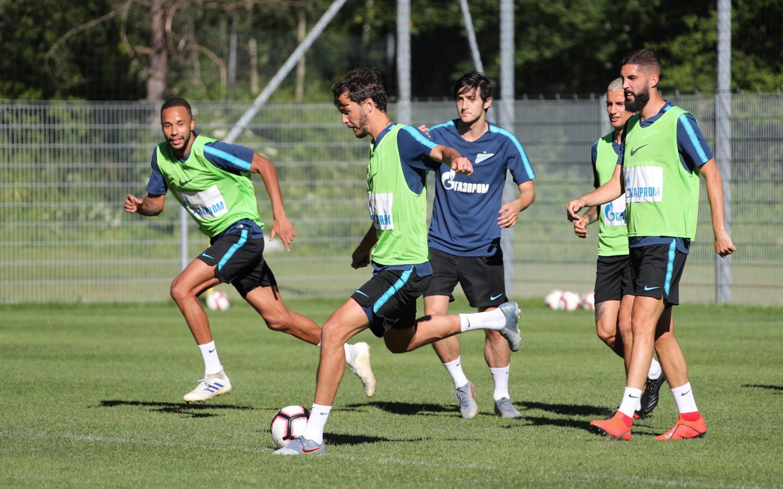 «Газпром»-тренировочные сборы в Австрии: 28 июня, вечерняя тренировка