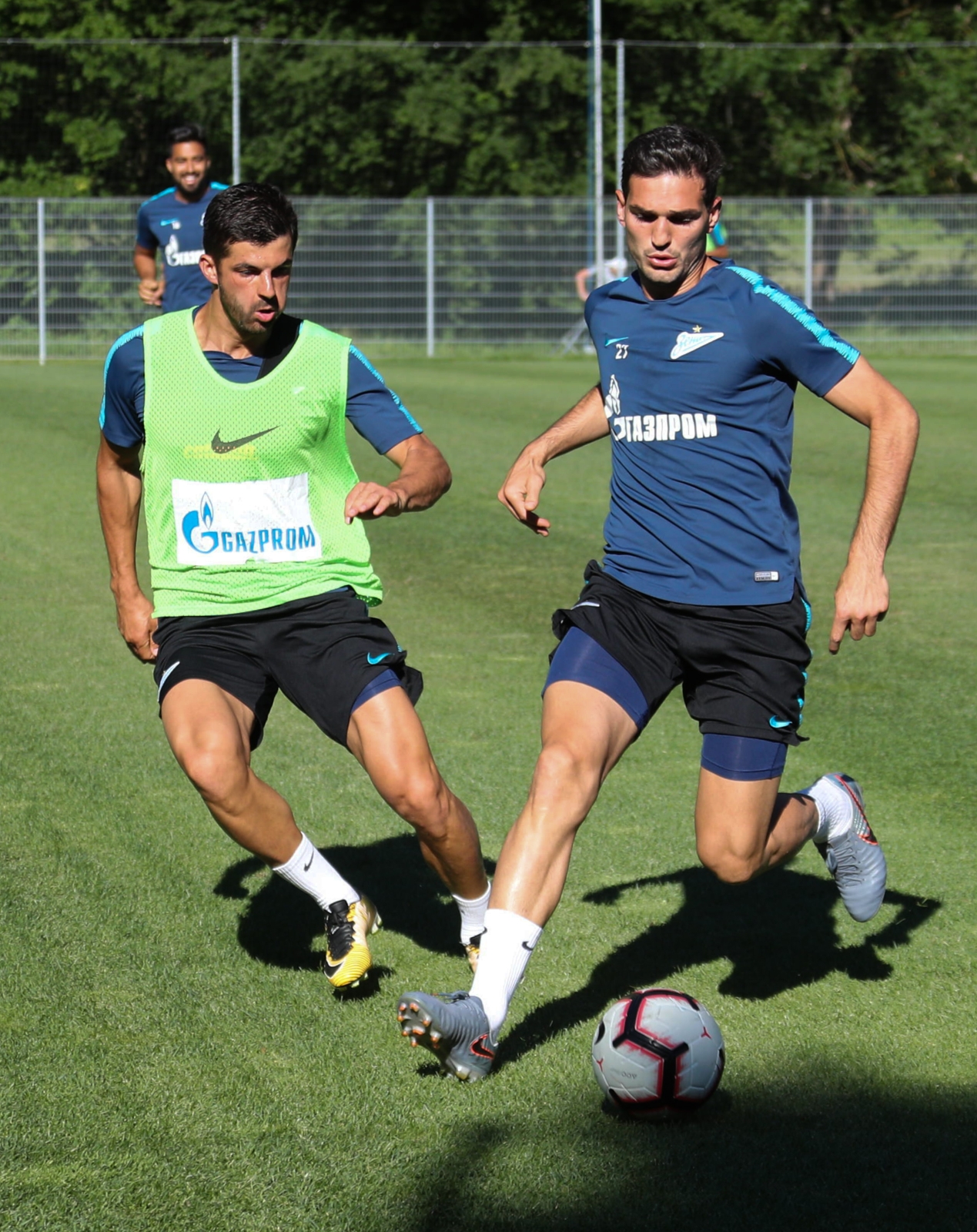 «Газпром»-тренировочные сборы в Австрии: 28 июня, вечерняя тренировка