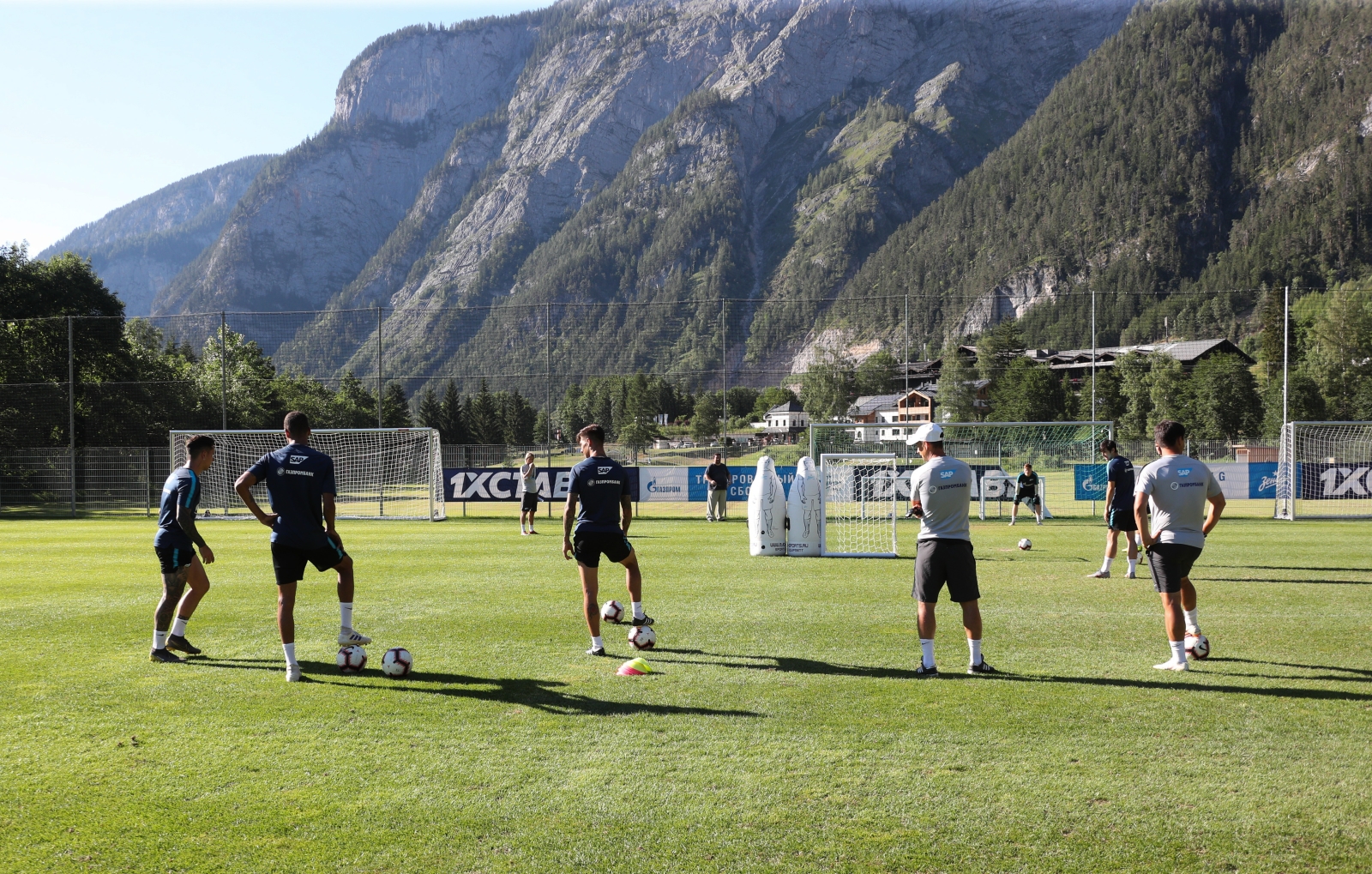 «Газпром»-тренировочные сборы в Австрии: 28 июня, вечерняя тренировка