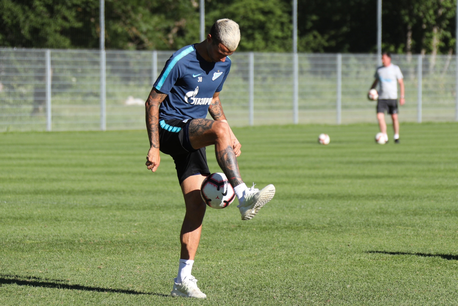 «Газпром»-тренировочные сборы в Австрии: 28 июня, вечерняя тренировка