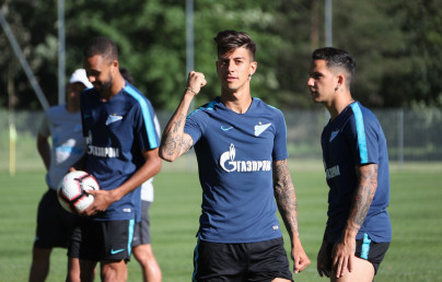 «Газпром»-тренировочные сборы в Австрии: 28 июня, вечерняя тренировка