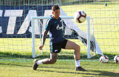 «Газпром»-тренировочные сборы в Австрии: 28 июня, вечерняя тренировка