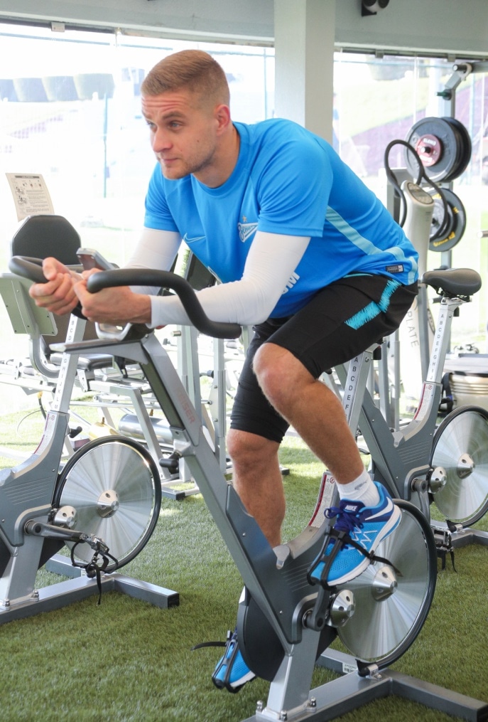 «Газпром»-тренировочные сборы в Катаре: 15 января, утренняя тренировка