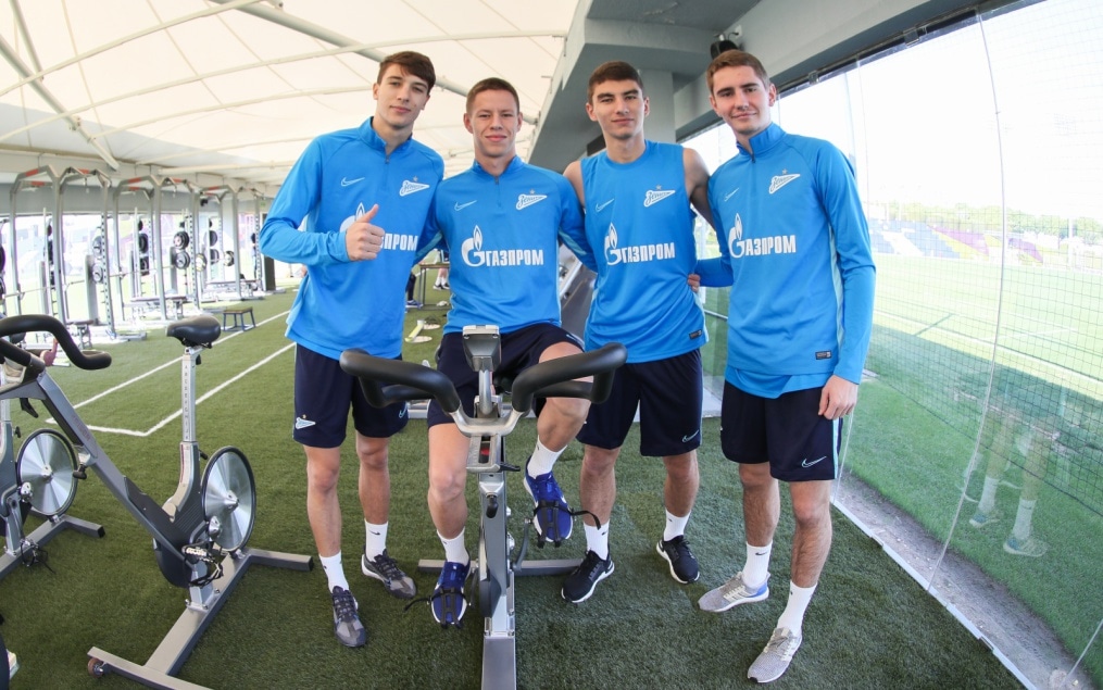 «Газпром»-тренировочные сборы в Катаре: 15 января, утренняя тренировка