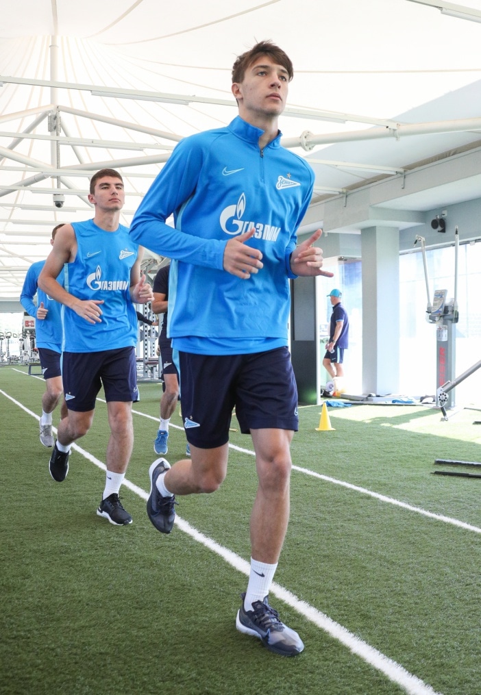 «Газпром»-тренировочные сборы в Катаре: 15 января, утренняя тренировка