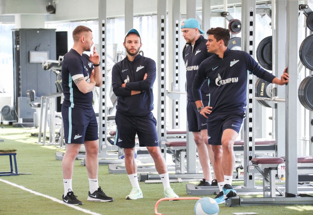 «Газпром»-тренировочные сборы в Катаре: 15 января, утренняя тренировка