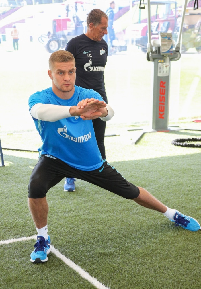 «Газпром»-тренировочные сборы в Катаре: 15 января, утренняя тренировка