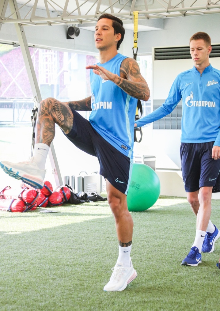 «Газпром»-тренировочные сборы в Катаре: 15 января, утренняя тренировка