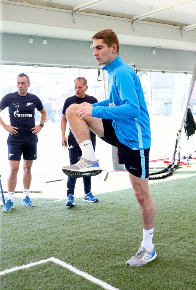 «Газпром»-тренировочные сборы в Катаре: 15 января, утренняя тренировка