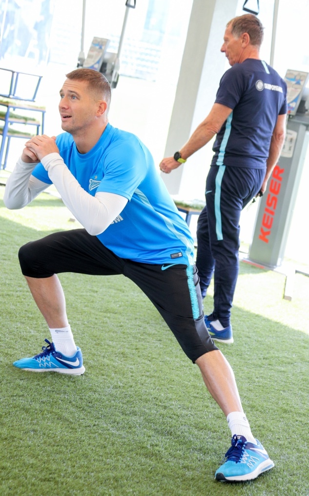 «Газпром»-тренировочные сборы в Катаре: 15 января, утренняя тренировка