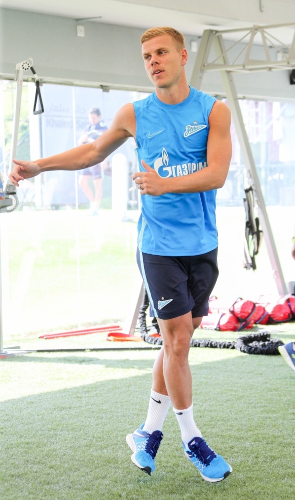 «Газпром»-тренировочные сборы в Катаре: 15 января, утренняя тренировка