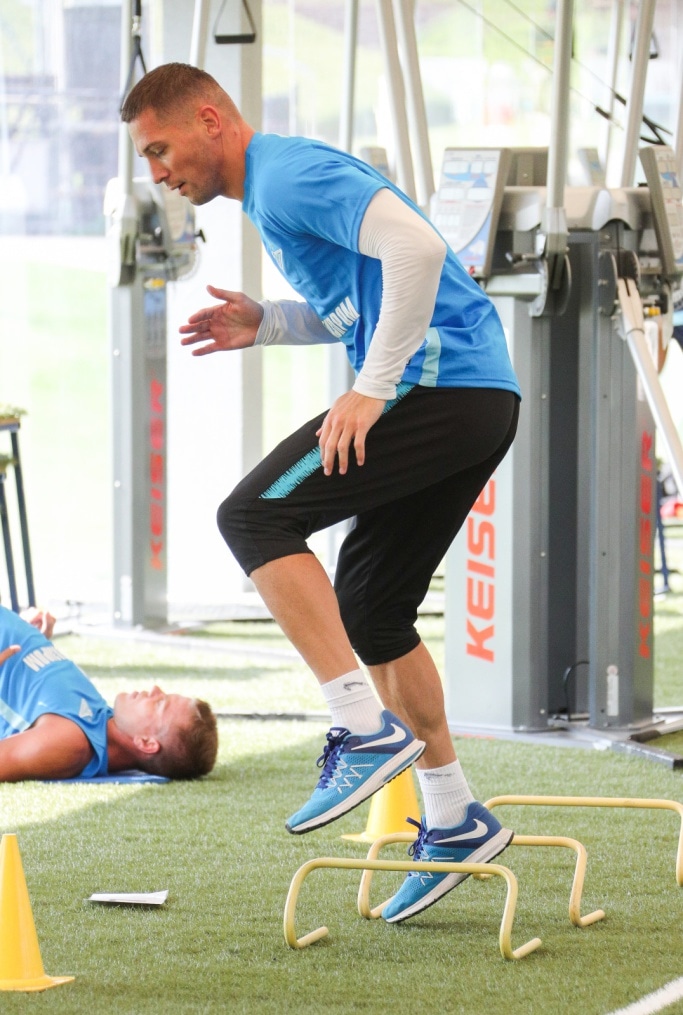 «Газпром»-тренировочные сборы в Катаре: 15 января, утренняя тренировка