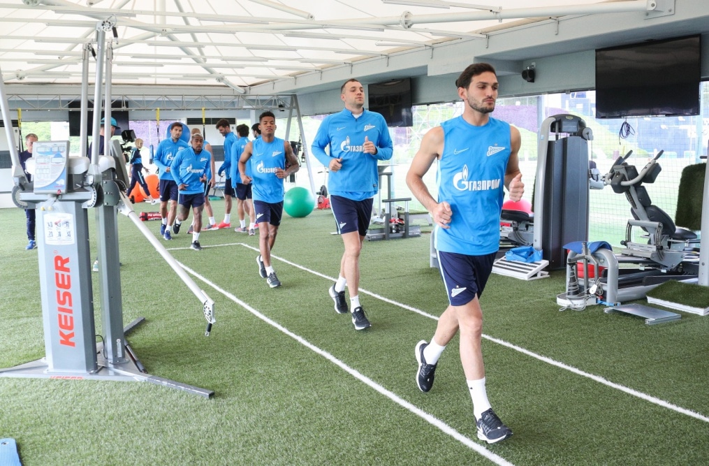 «Газпром»-тренировочные сборы в Катаре: 15 января, утренняя тренировка