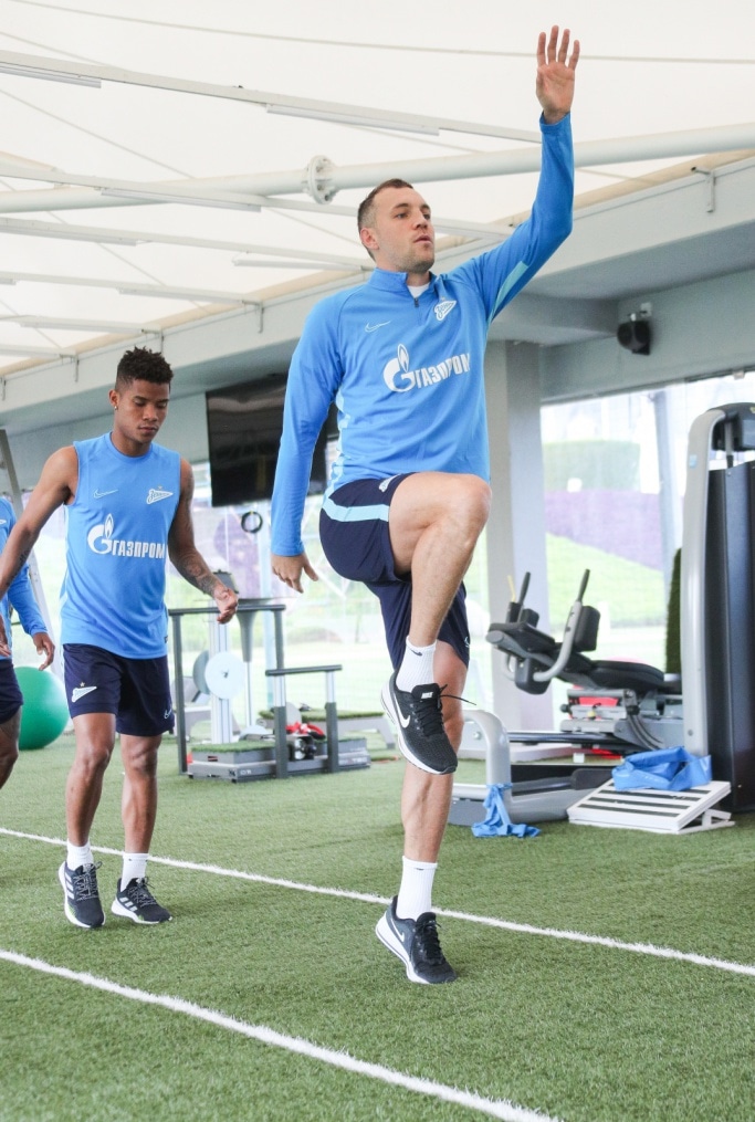 «Газпром»-тренировочные сборы в Катаре: 15 января, утренняя тренировка