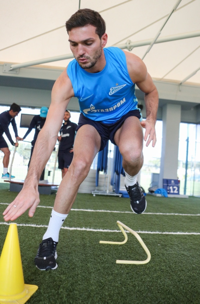 «Газпром»-тренировочные сборы в Катаре: 15 января, утренняя тренировка