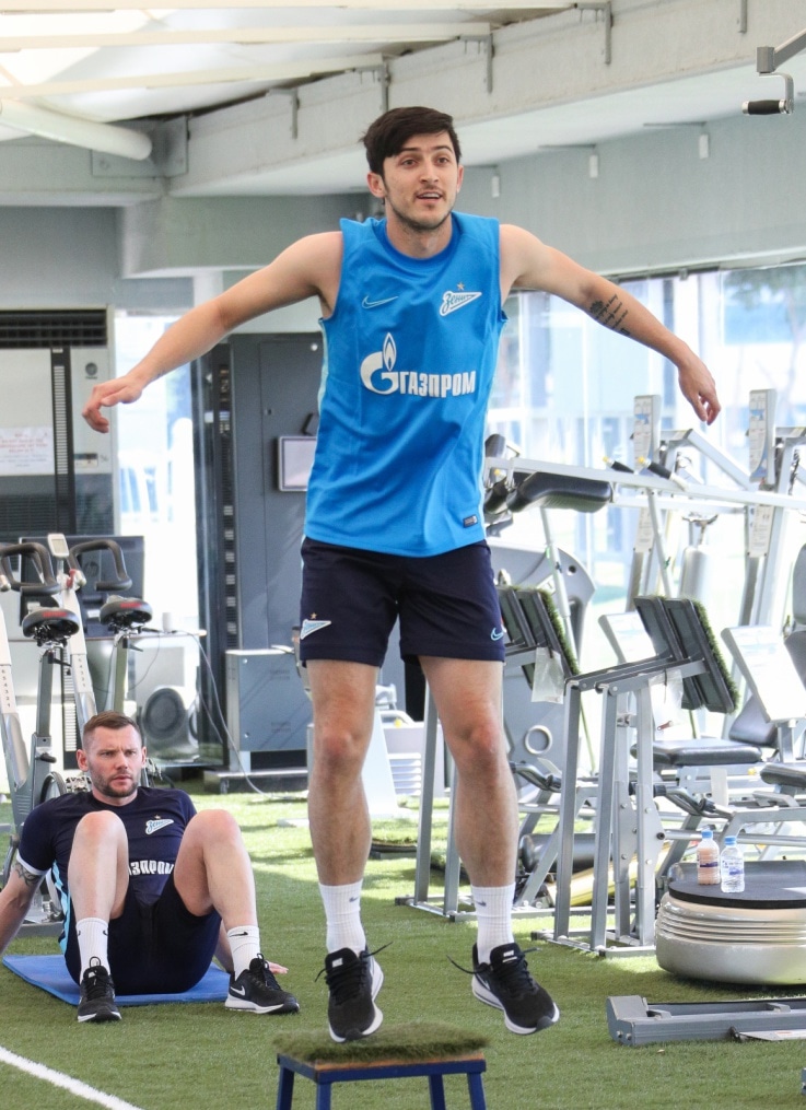«Газпром»-тренировочные сборы в Катаре: 15 января, утренняя тренировка