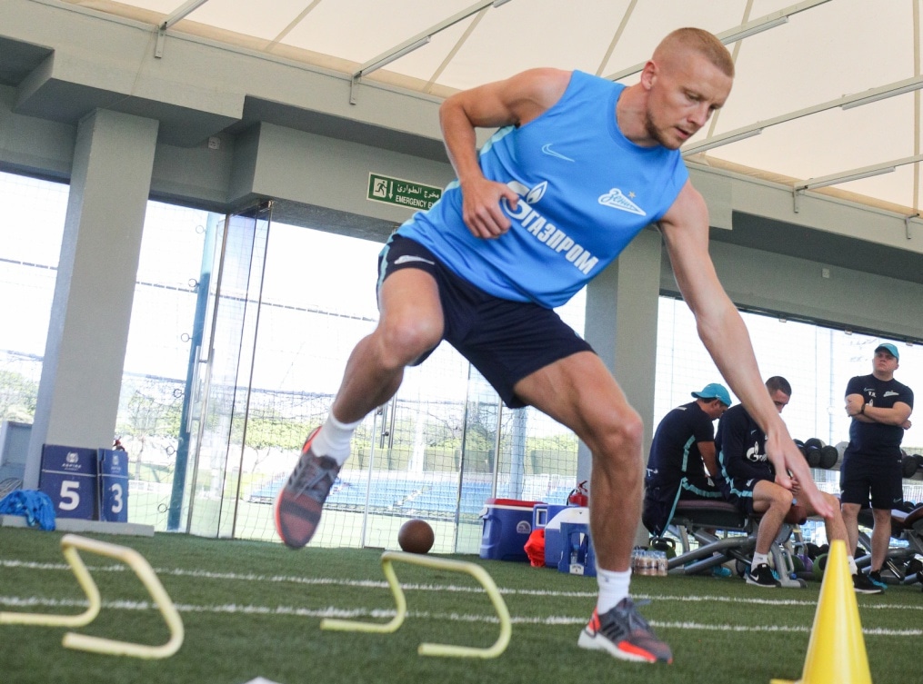 «Газпром»-тренировочные сборы в Катаре: 15 января, утренняя тренировка