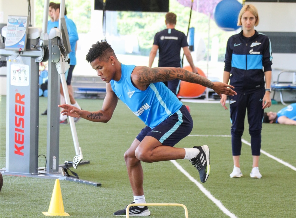 «Газпром»-тренировочные сборы в Катаре: 15 января, утренняя тренировка