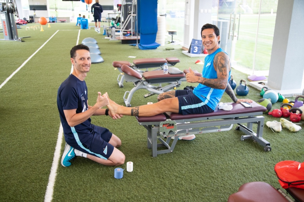 «Газпром»-тренировочные сборы в Катаре: 23 января, утренняя тренировка