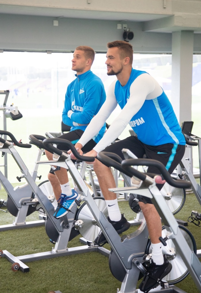 «Газпром»-тренировочные сборы в Катаре: 23 января, утренняя тренировка