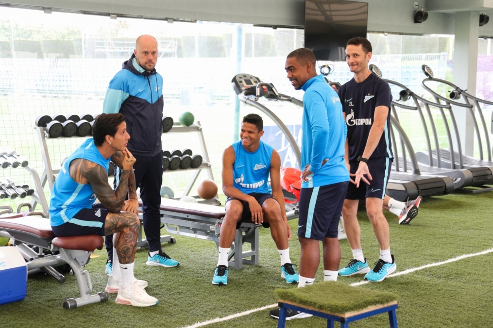 «Газпром»-тренировочные сборы в Катаре: 23 января, утренняя тренировка