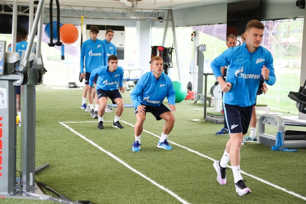«Газпром»-тренировочные сборы в Катаре: 23 января, утренняя тренировка