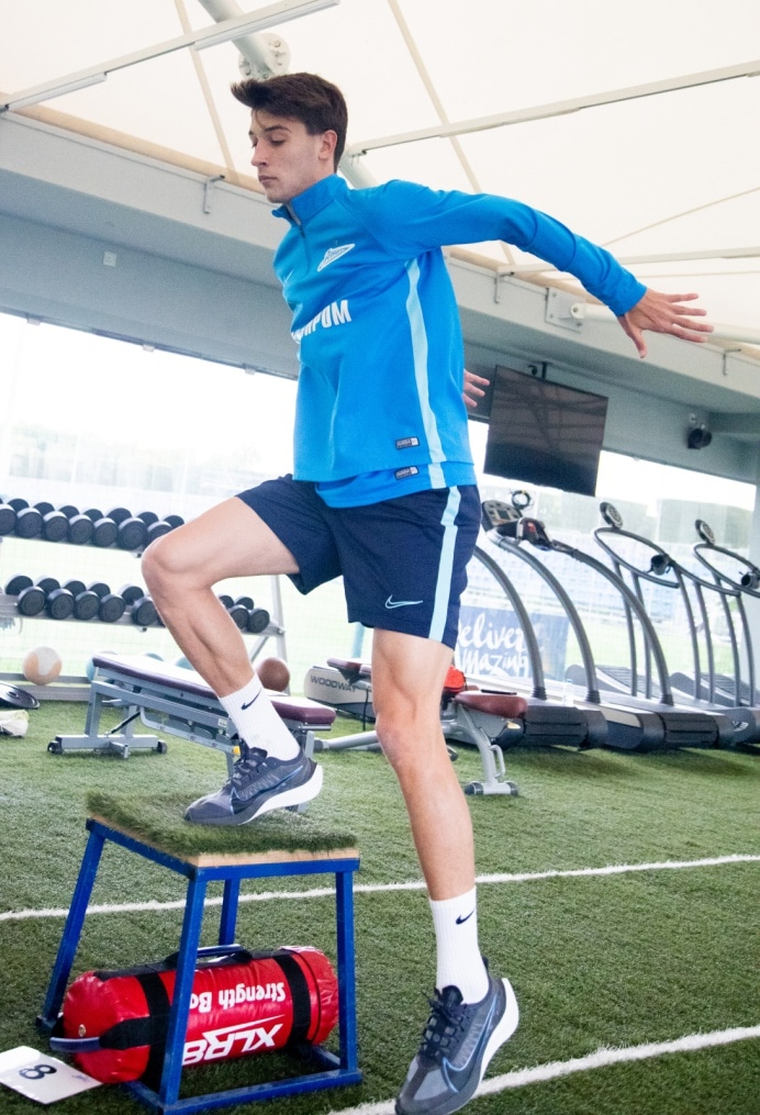 «Газпром»-тренировочные сборы в Катаре: 23 января, утренняя тренировка