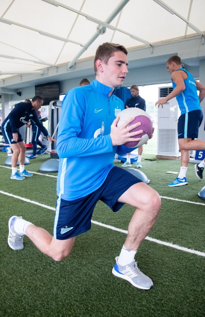 «Газпром»-тренировочные сборы в Катаре: 23 января, утренняя тренировка