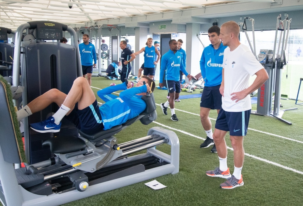 «Газпром»-тренировочные сборы в Катаре: 23 января, утренняя тренировка