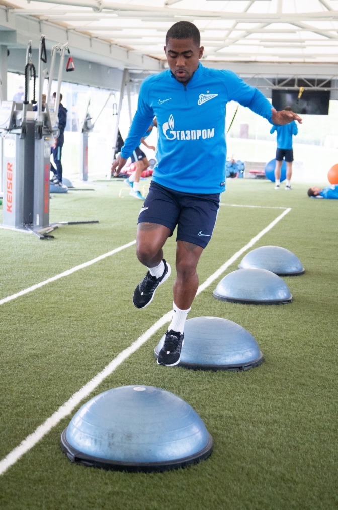 «Газпром»-тренировочные сборы в Катаре: 23 января, утренняя тренировка