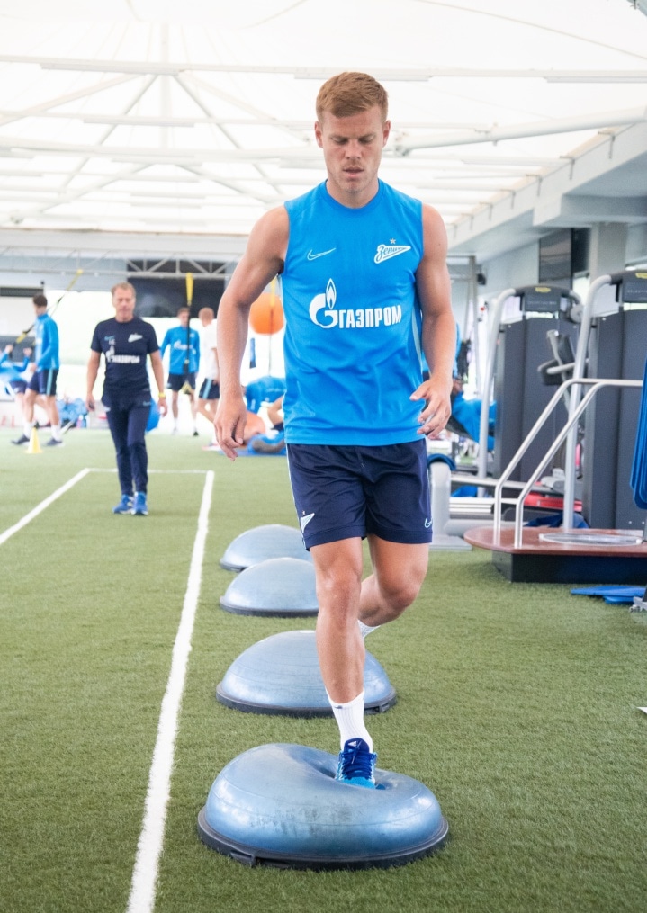«Газпром»-тренировочные сборы в Катаре: 23 января, утренняя тренировка