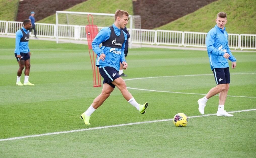 «Газпром»-тренировочные сборы в Катаре: 23 января, утренняя тренировка