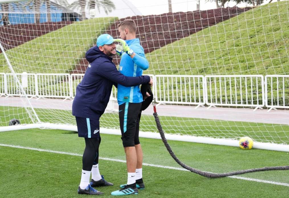 «Газпром»-тренировочные сборы в Катаре: 23 января, утренняя тренировка