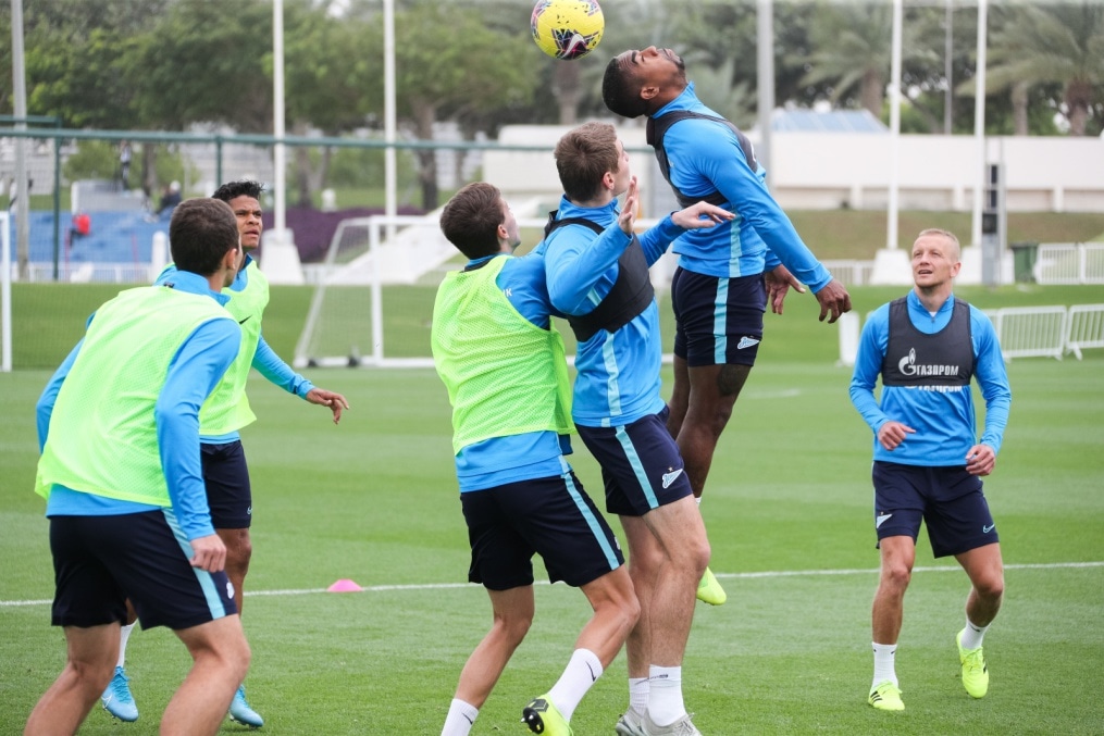 «Газпром»-тренировочные сборы в Катаре: 23 января, утренняя тренировка