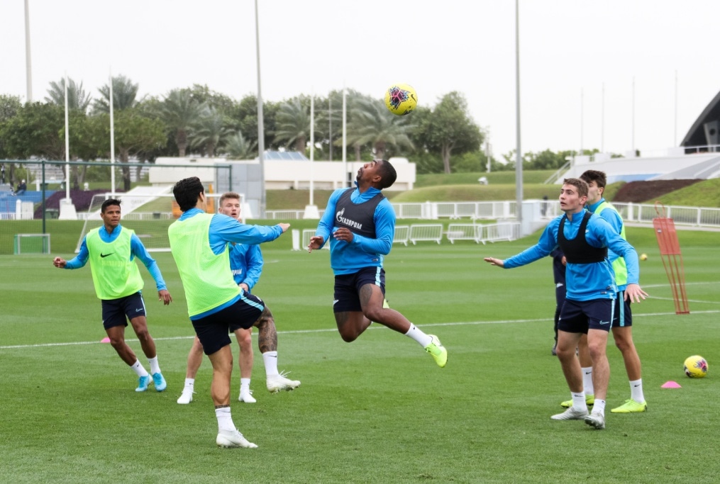 «Газпром»-тренировочные сборы в Катаре: 23 января, утренняя тренировка