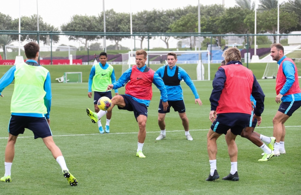 «Газпром»-тренировочные сборы в Катаре: 23 января, утренняя тренировка
