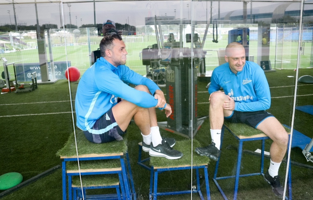 «Газпром»-тренировочные сборы в Катаре: 23 января, утренняя тренировка