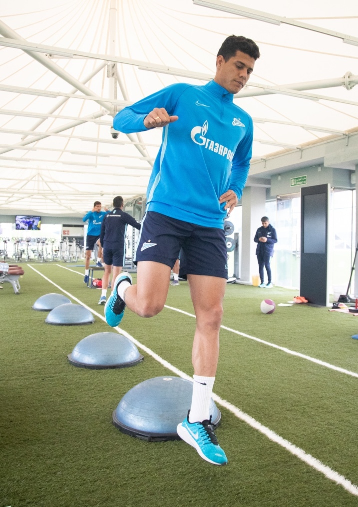 «Газпром»-тренировочные сборы в Катаре: 23 января, утренняя тренировка