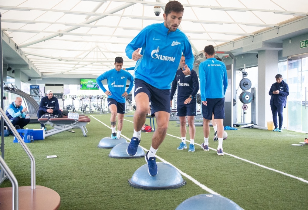 «Газпром»-тренировочные сборы в Катаре: 23 января, утренняя тренировка
