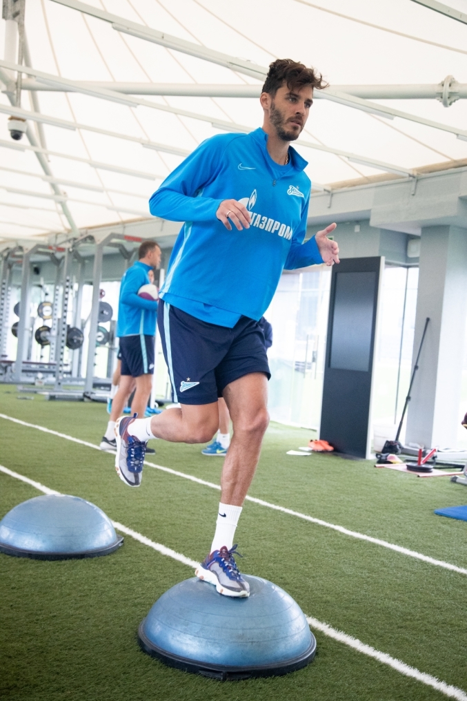 «Газпром»-тренировочные сборы в Катаре: 23 января, утренняя тренировка