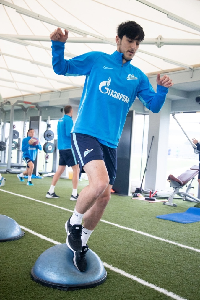 «Газпром»-тренировочные сборы в Катаре: 23 января, утренняя тренировка