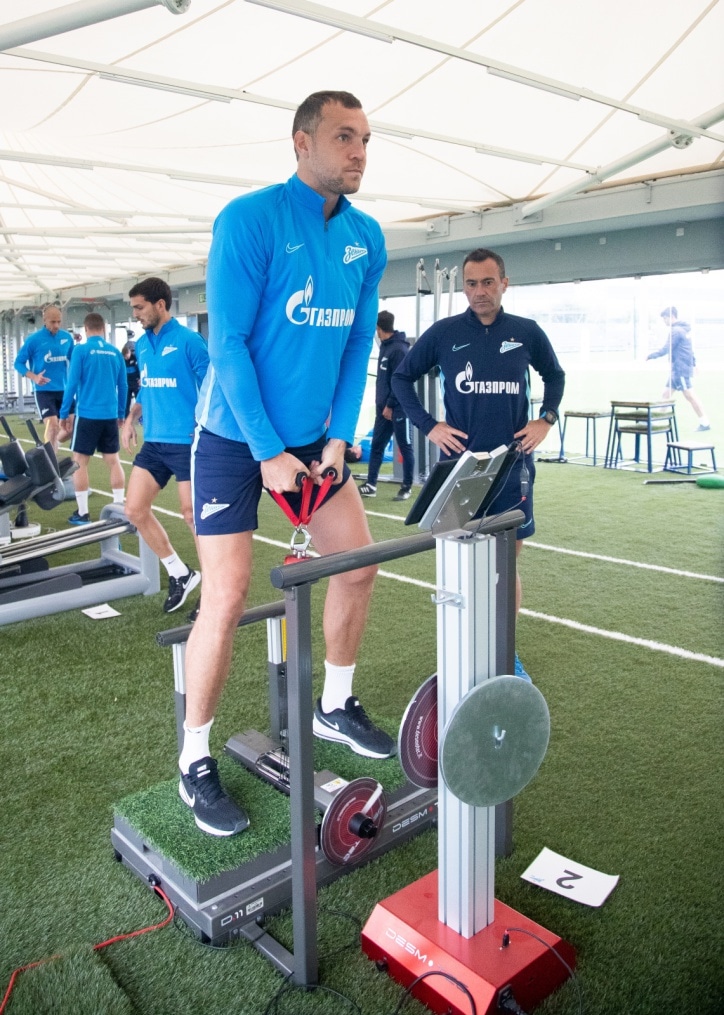 «Газпром»-тренировочные сборы в Катаре: 23 января, утренняя тренировка