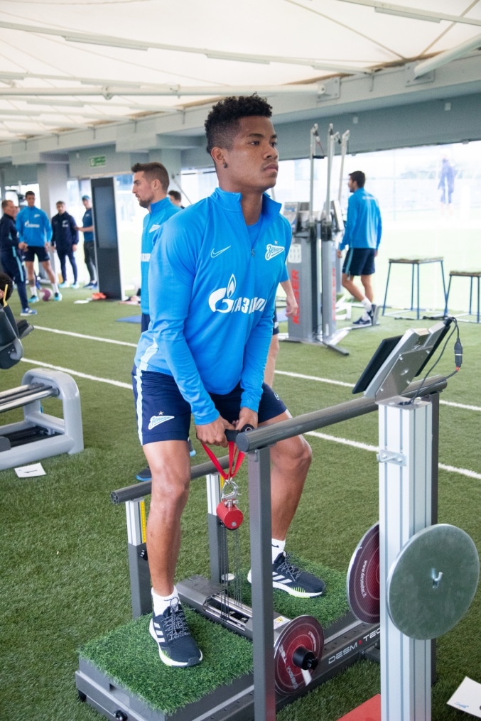 «Газпром»-тренировочные сборы в Катаре: 23 января, утренняя тренировка