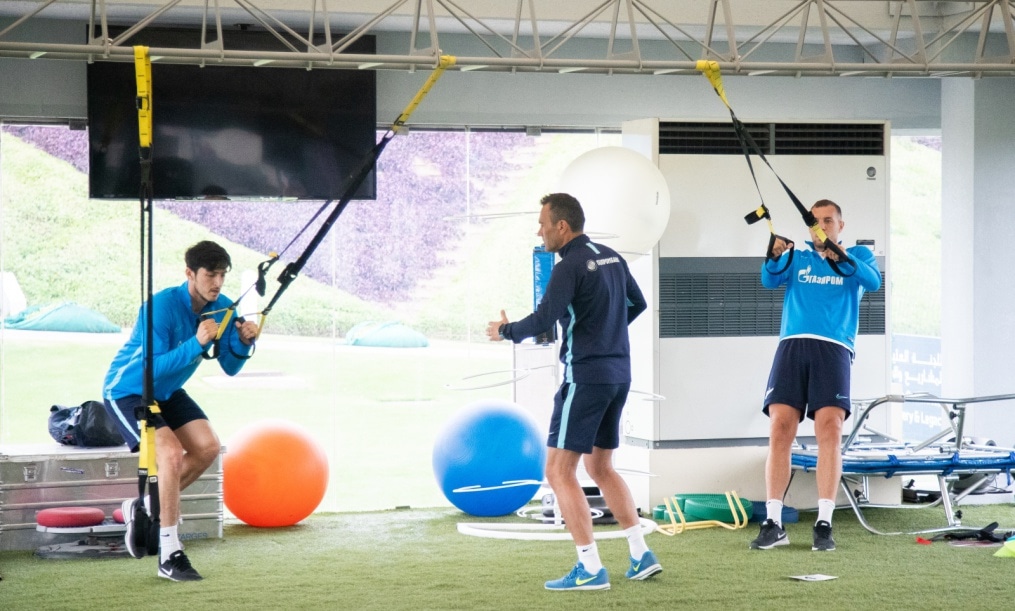 «Газпром»-тренировочные сборы в Катаре: 23 января, утренняя тренировка